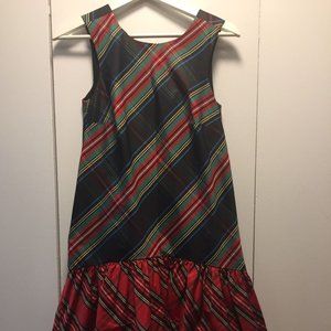 J.Crew sleeveless pleated-hem dress